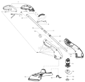 Page A Diagram and Parts List for RTE115C  Weed Eater Trimmer